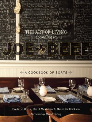 cover image of The Art of Living According to Joe Beef
